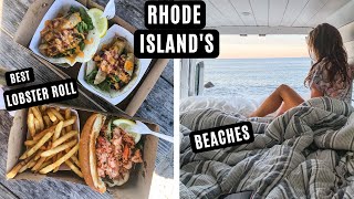 Exploring Rhode Island's Coastline and finding the BEST Lobster Roll in the State! - Van Life Ep: 2