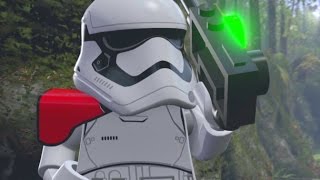 LEGO Star Wars: The Force Awakens - First Order Siege of Takodana Walkthrough (All Minikits)