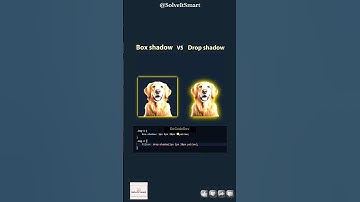 🥵🔥 Box Shadow VS Drop Shadow in CSS || Solve It Smart