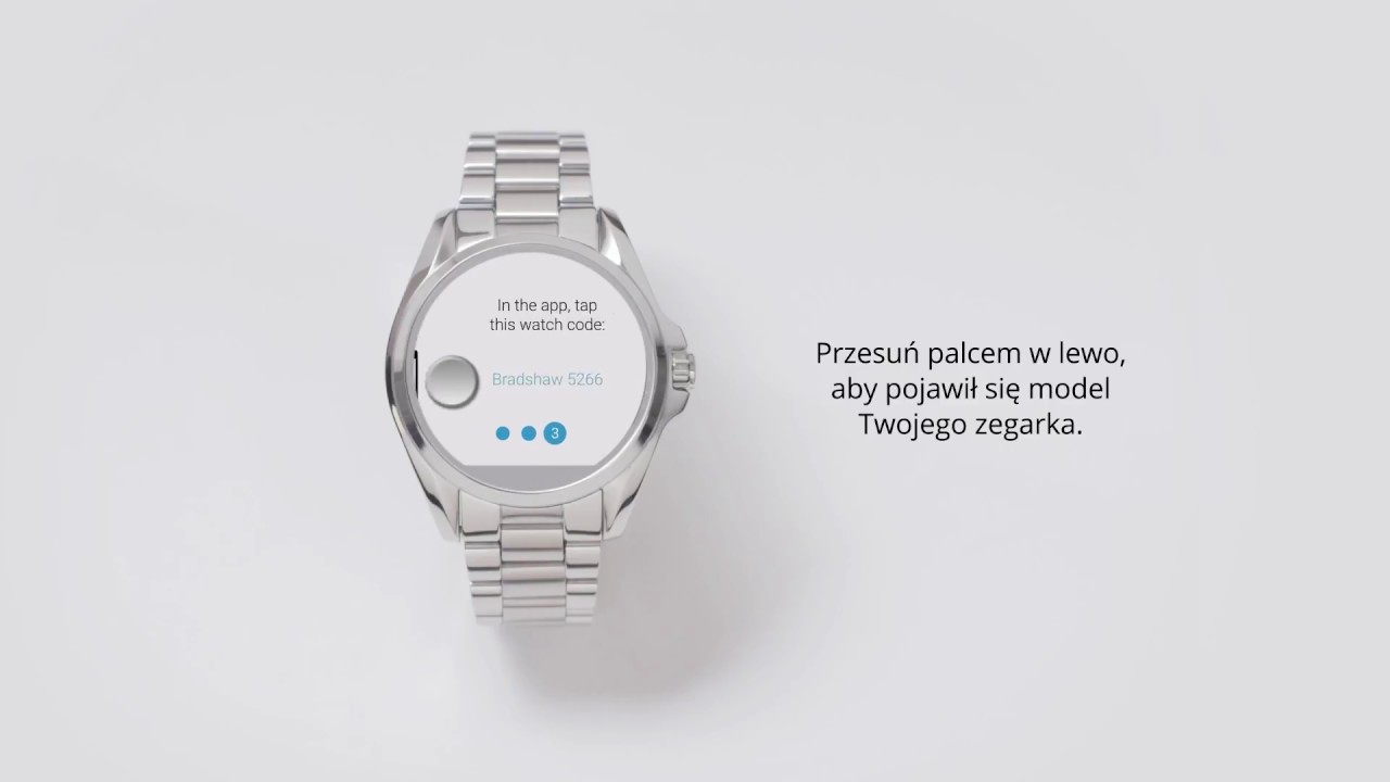 michael kors smartwatch text messages iphone