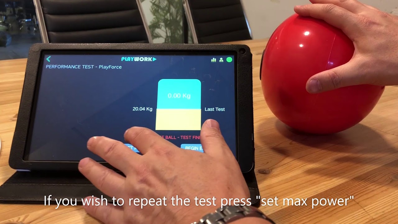 How to? performance test using PlayBall smart exercise ball YouTube