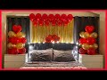 Very Easy Anniversary Decoration Idea At Home | Decoration Idea |Wedding Anniversary Decoration idea