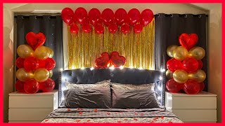 Very Easy Anniversary Decoration Idea At Home | Decoration Idea |Wedding Anniversary Decoration idea