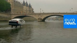 Watch: Paris tests 'flying taxi' as future of city transport screenshot 4