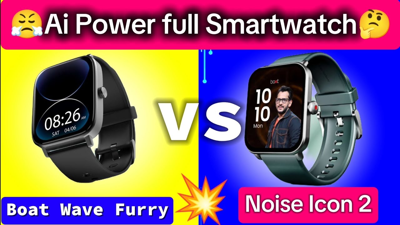 ⚡Boat Wave Fury vs Noise ColorFit Icon 2 | Best Smartwatch 2025 Under ₹3000 | Full Comparison