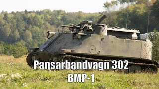 Cold War Infantry Fighting Vehicles Action - Pansarbandvagn 302 and BMP-1 - Arsenalen [4K]