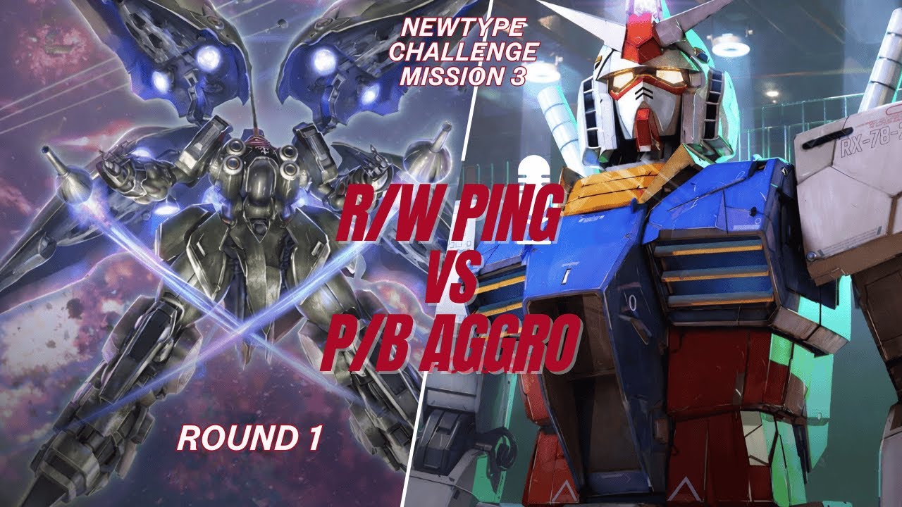 Gundam TCG R/W Ping vs P/B Aggro | Nothing Left on the Table - YouTube