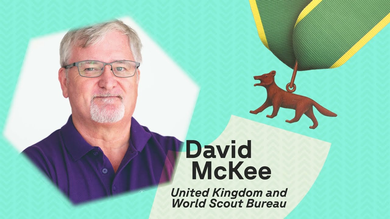 David McKee awarded with the Bronze Wolf