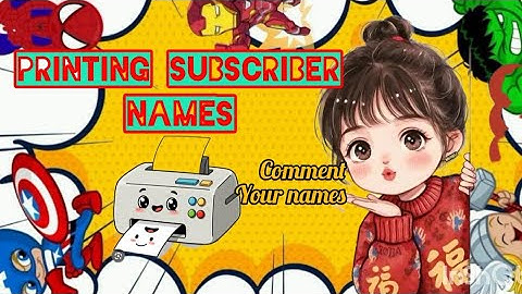Writing my subscriber names in printer 🖨️#shotlive#virallive#viralprinter#names