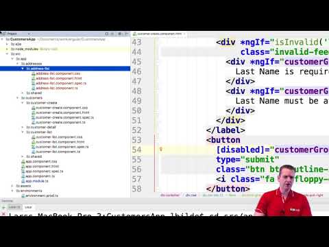 Building a Angular4+ Web App | S4P97 | Creating and using the AddressListComponent