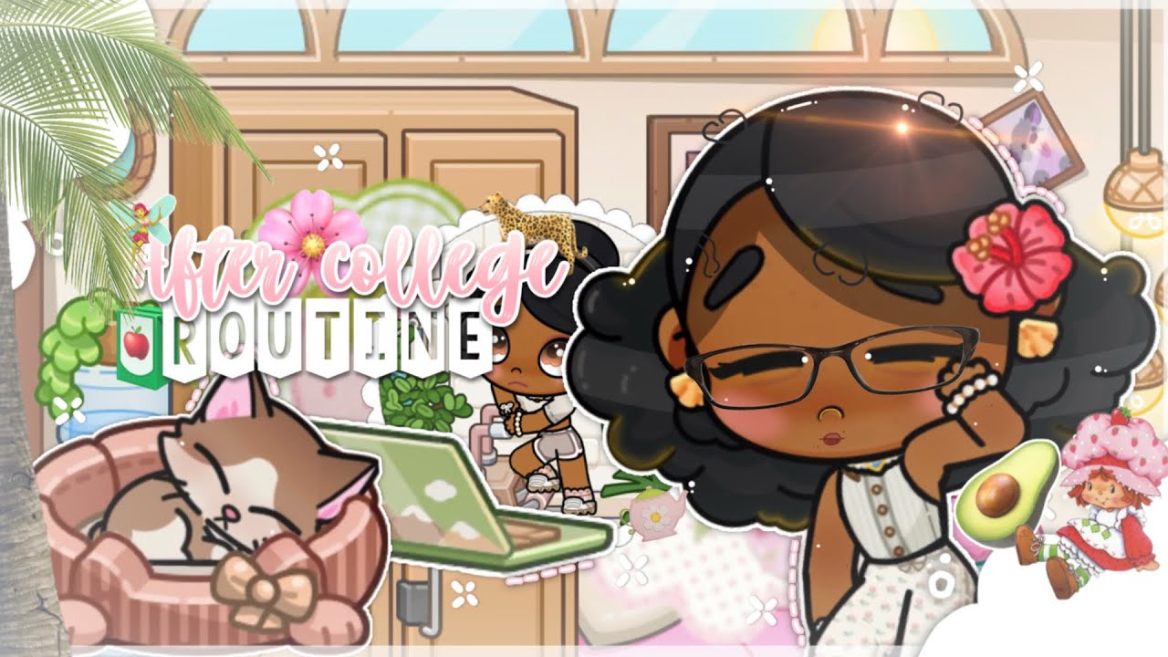 ₊⊹ꨄ🥑After college routine ⌗🧃🐾 ⊹ ࣪ ˖ | Avatar World ⋮ *EP.2*🐞