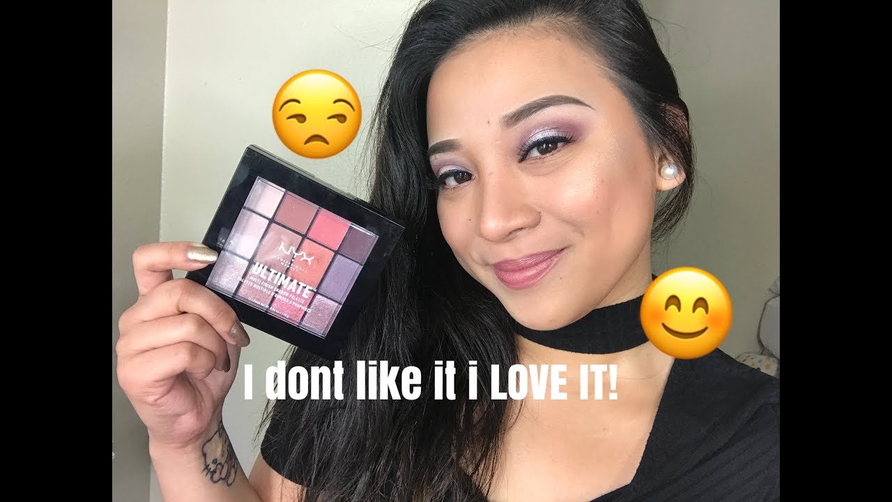 NYX ULTIMATE multi finish eyeshadow palette Sugar high YouTube