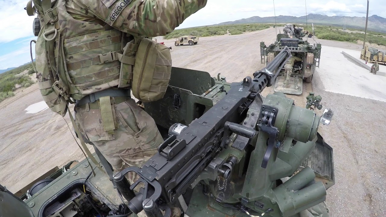 U S Army Training With 50 CAL Machine Gun Stryker Gunnery YouTube U S Army Training With 50 CAL Machine Gun Stryker Gunnery YouTube