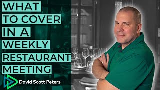 Famous How to Run Weekly Restaurant Manager Meetings Wealth