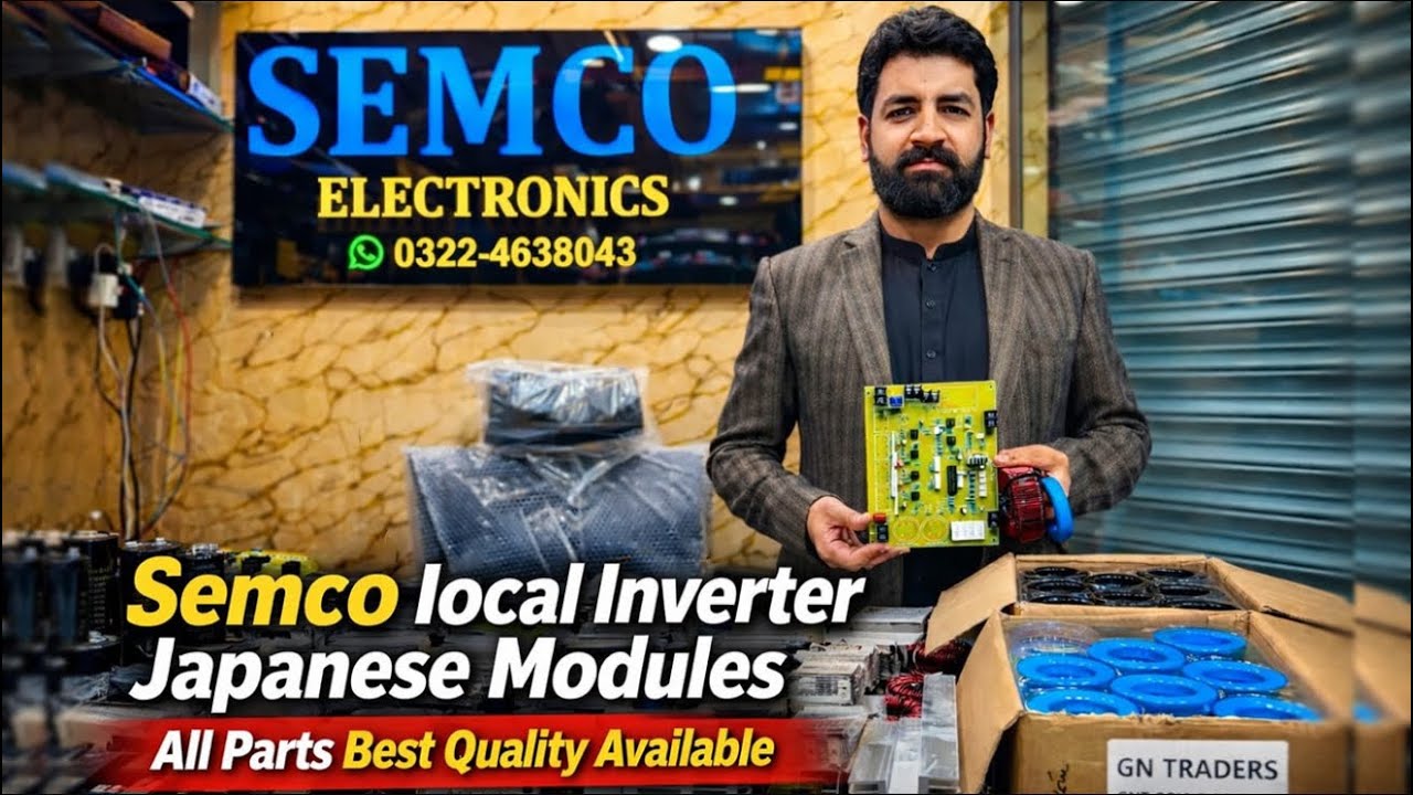 Local inverters and all best parts special igbt japnies available best quality #semco.2026