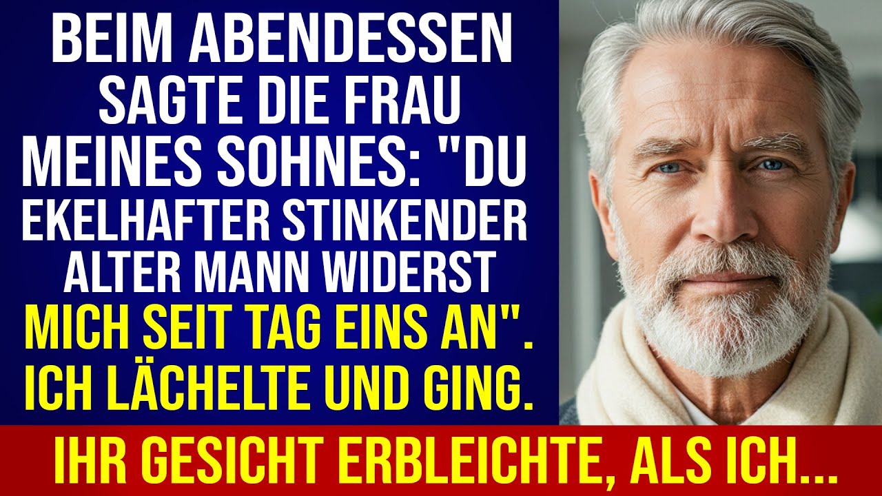 „Mein Stinkender Alter Vater Widert Mich An“, Sagte Mein Sohn Beim Abendessen, Also Ich...