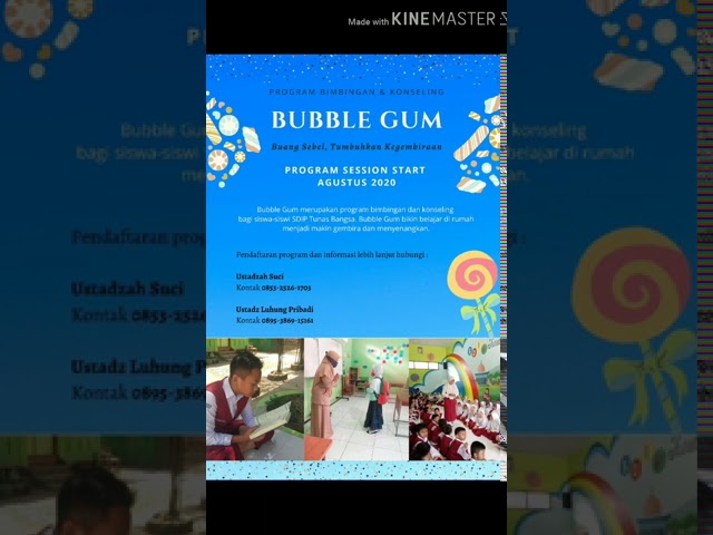 Program Unggulan SDIP Tunas Bangsa BUBBLE GUM class=