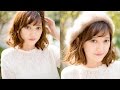 【ゆるふわ巻き】簡単ボブヘアアレンジ ♪トレンドのベレー帽にも合う！