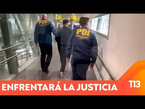 Martín de los Santos is back in Chile after being extradited: this was his arrival