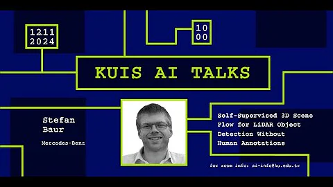 Stefan Baur: Self-Supervised 3D Scene Flow for LiDAR Object Detection Without Human Annotations