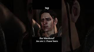 tap — Dragon age : Origins dialogue scene
