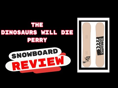 The 2021 Dinosaurs Will Die Perry Snowboard Review - YouTube