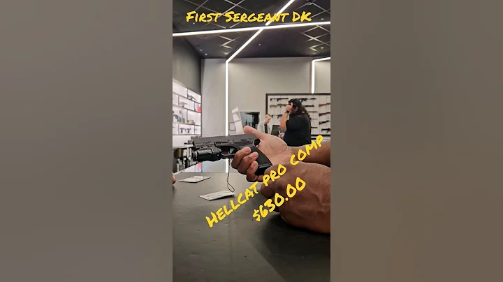 HELLCAT PRO COMP 9MM COST #shorts #hellcatpro #edc #shooting #atf #9mm #pewpew #guns #gunlife #ammo
