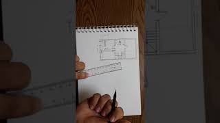 كيفية رسم المقاطع (section) الرسم الهندسي (الجزء الاول)
