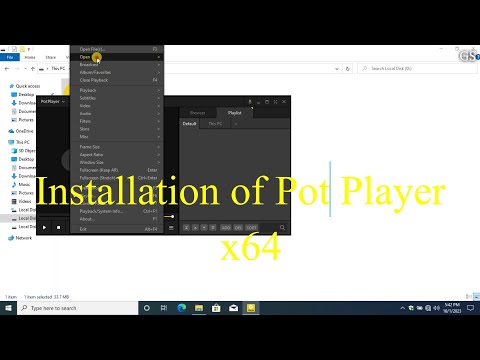 How to install Pot Player in Window 10  x64 | Get Software