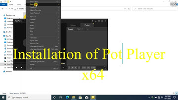 How to install Pot Player in Window 10  x64 | Get Software