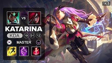 Katarina vs Karma Mid - KR Master - Patch 14.5 Season 14
