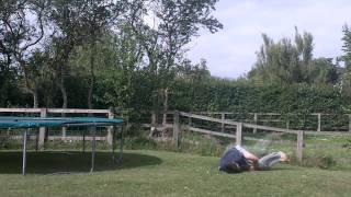 Trampoline Gainer Fail