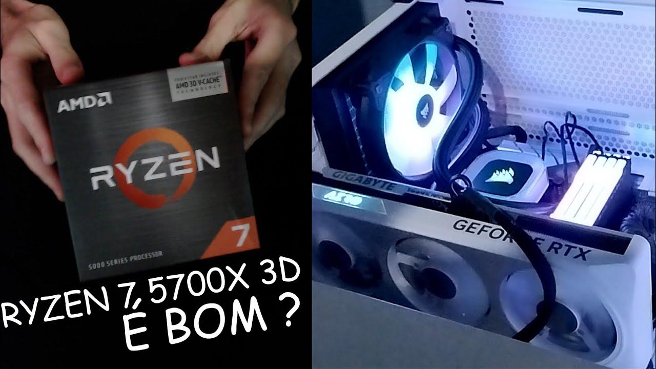 UNBOXING do RYZEN 7 5700x 3D + INSTALAÇÃO #terabyte - YouTube