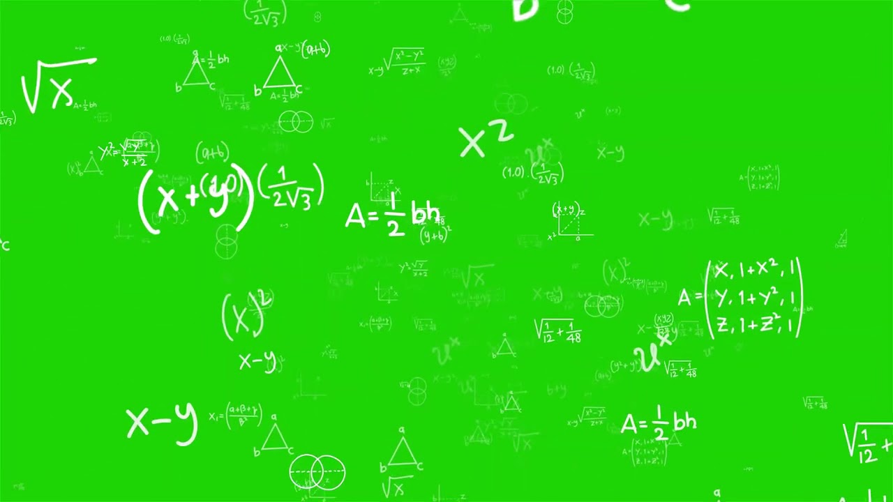 Greenscreen Math Good MATH GREEN SCREEN EFFECT - YouTube
