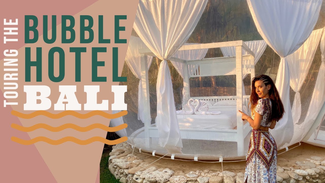 BUBBLE HOTEL BALI - (tour one of the coolest hotels in the world!!)