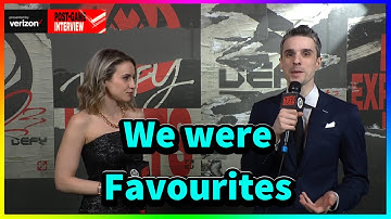 Dylan Falco after the Game vs BLG