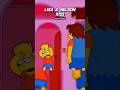 how Cartoon Nelson Kissed Lisa &amp;🫣 #simpsons #cartoonsfunny #short