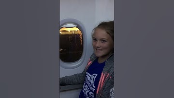 Thumbnail of 10yr old reaction flying for the first time during takeoff! Priceless!! #shorts