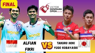 Final Denmark Open 2025 | Alfian/Fikri (INA) vs Hoki/Kobayashi (JPN) | Badminton