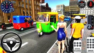 RACE 🔥🔥 Modern Tuk Tuk Auto Rickshaw Race US Driving simulator games 2021 #shorts #race #gaming screenshot 3