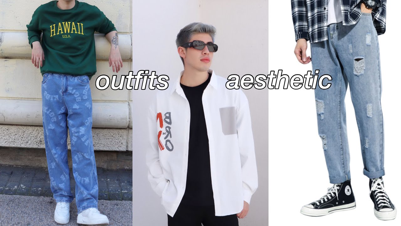 outfits aesthetic hombre + HAUL ropa de soulmia - YouTube