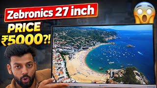 Zebronics 27” inch Ips Monitor | Best 27” inch Monitor Under 10000/-  #27inchmonitor 