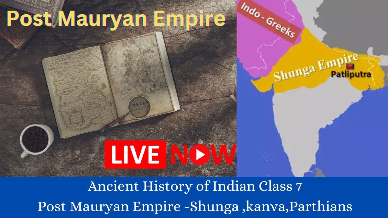 Ancient History Class 7 || Post Mauryan Age ||मौर्योत्तर काल || HP SI ...