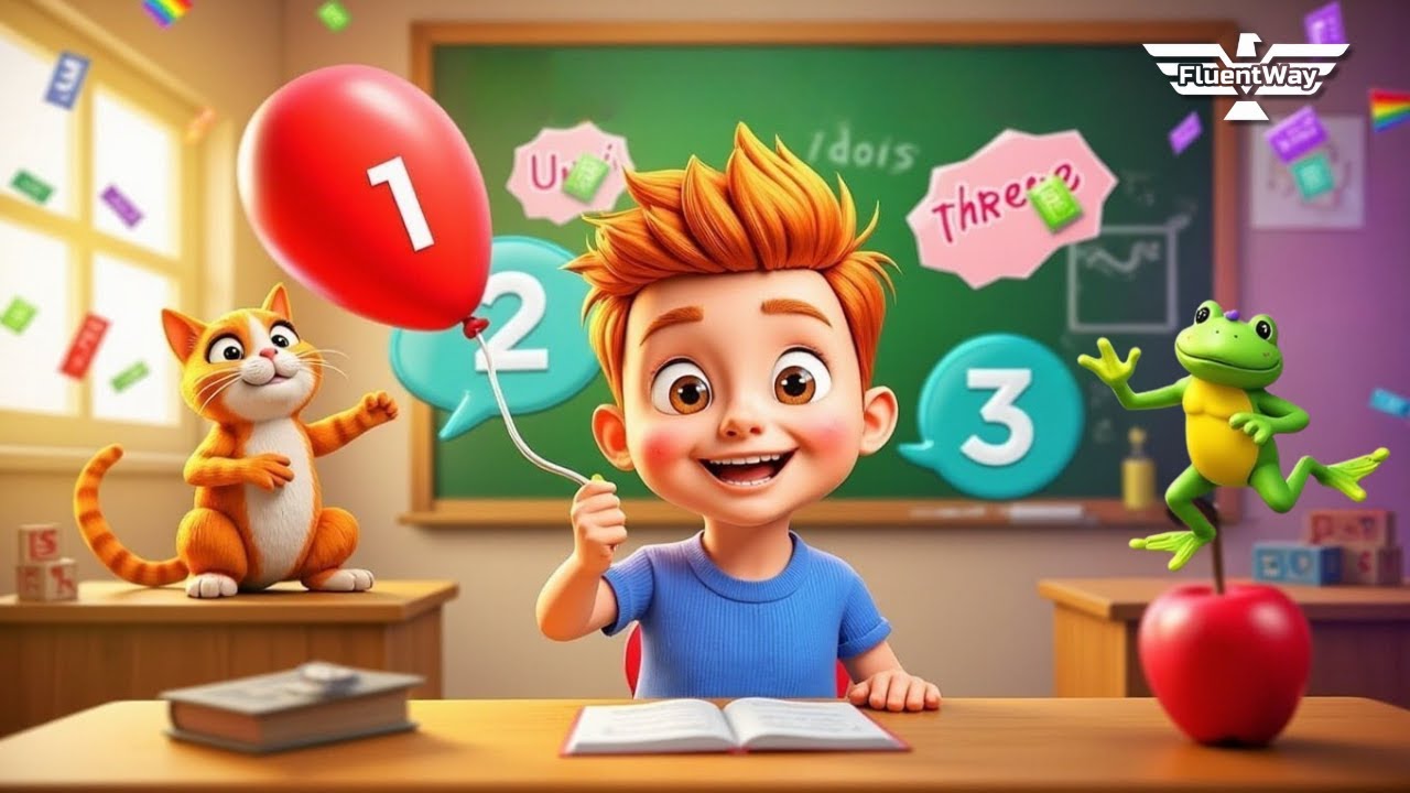 Números em Inglês para Crianças | Aprenda de 1 a 10 Brincando | Fluent Way Idiomas
