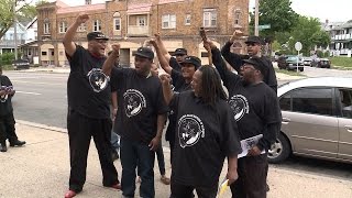 Black Panthers protest, call for business boycott after homeless man assaulted