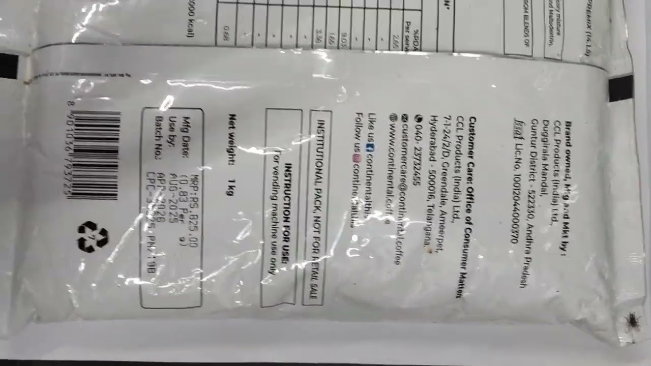 Continental 3-in-1 Coffee Premix | Best Solution for Vending & Workplace Coffee