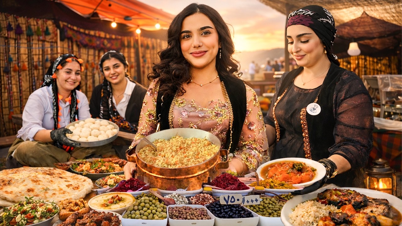 Princess at Kurdistan’s LARGEST Food Festival! Royal Kurdish Taste