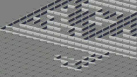 Recursive Maze Generator on ATARI STe - Step 3: Isometric