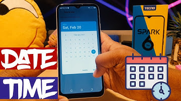 How to Change Date & Time in Tecno Spark 6 Go  - Time Zone Settings