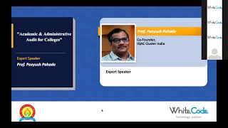 Academic & Administrative Audit for Colleges   29 Jan 2021